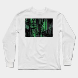 Shinjuku Nights Green Recolor Long Sleeve T-Shirt